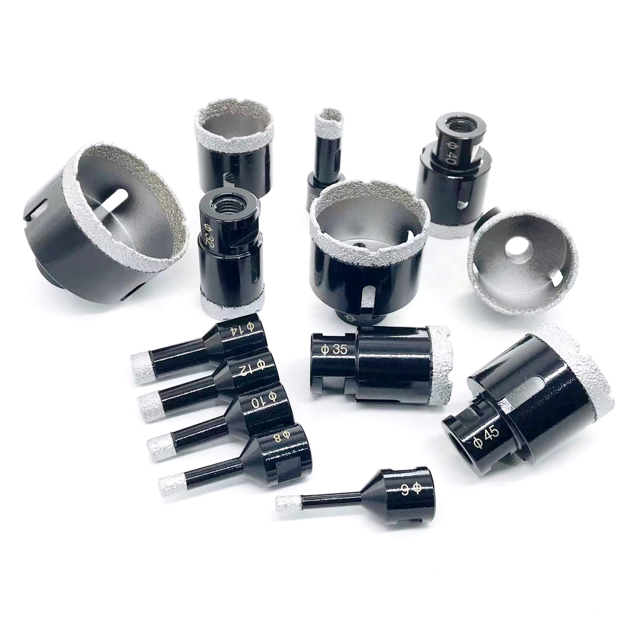 Core Drill Bit Diamond 100Mm - 1szt 6mm-100mm Gwint próżniowy Lutowany otwornica