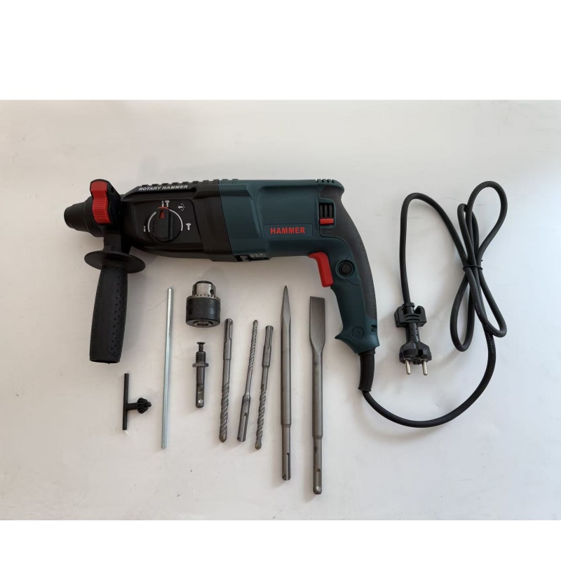 Rotary Hammer Drill Sds Plus 800W - Wielofunkcyjny młotowiertarka elektryczna 220V 820W 26MM