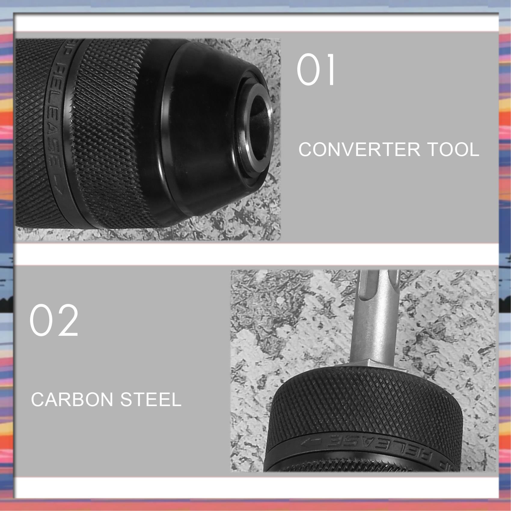 Sds Plus Chuck Adapter - AFBC Adapter bezkluczykowego uchwytu wiertarskiego, 2-13