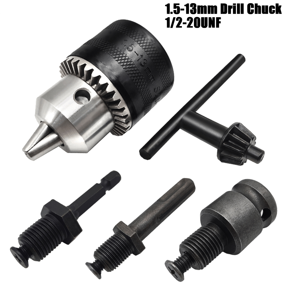 Sds Plus Chuck Adapter - Uchwyt wiertarski 1,5-13 mm, końcówki wkrętaków