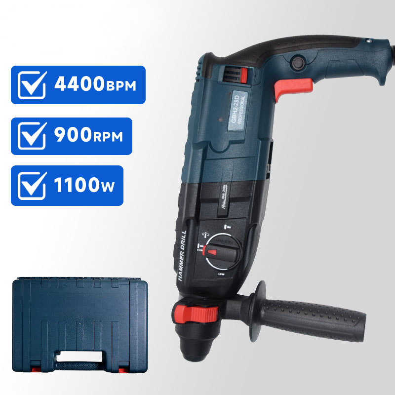 Rotary Hammer Drill Sds Plus 800W - Wiertarko-wkrętarka udarowa 220 V, wytrzymały elektryczny