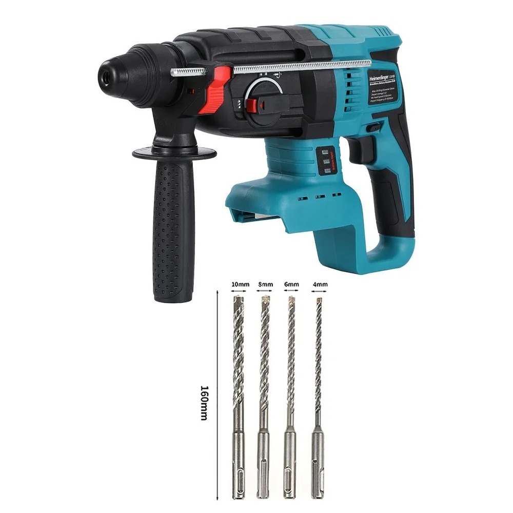 Rotary Hammer Drill Sds Plus 800W - Akumulatorowa bezszczotkowa wiertarka udarowa 1-1/8