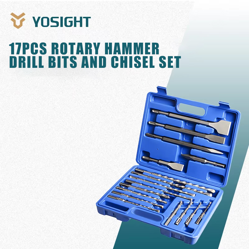 Sds Plus Drill Bit Set 17Pcs - 17-częściowy zestaw wierteł i dłut do