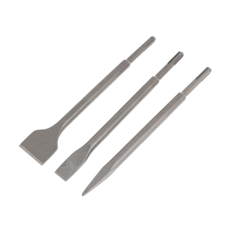 Zestaw 3 dłut SDS-Plus do młot – Rotary Hammer Chisel Bit Flat recenzja i cena