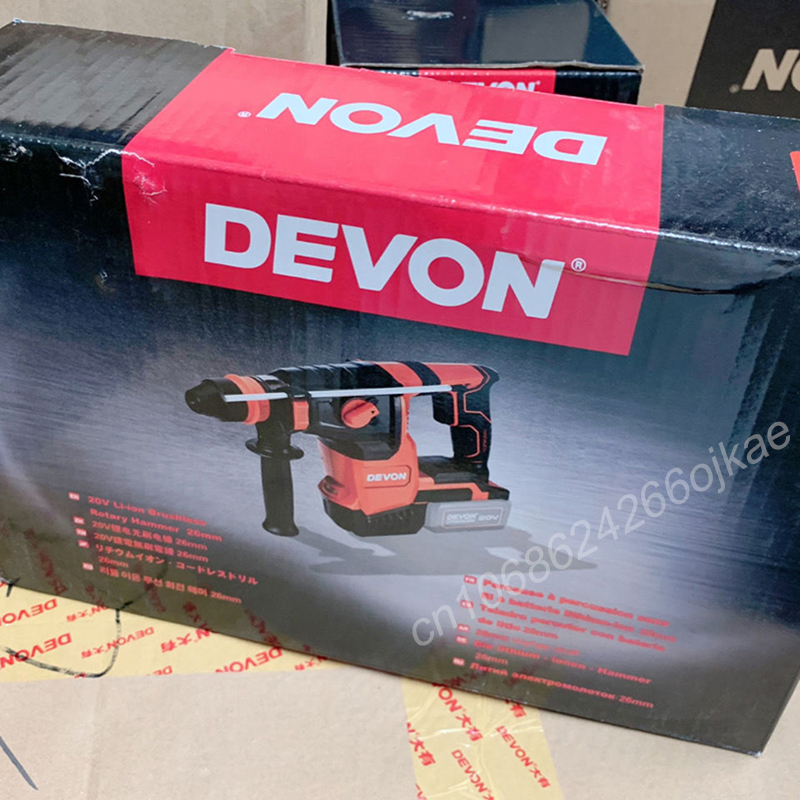 Devon Mocny Bezprzewodowy Młot – Cordless Rotary Hammer 20V Brushless recenzja i cena