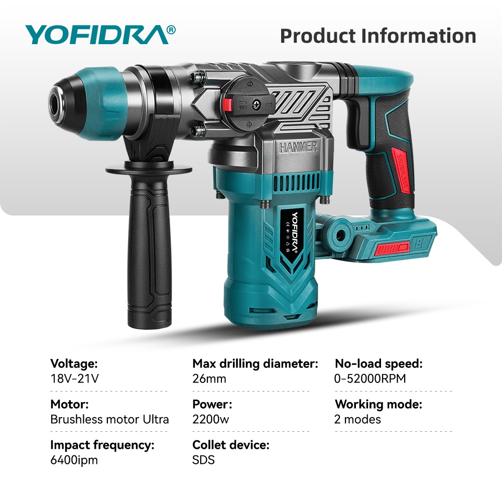 Wiertarko-wkrętarka udarowa be – Rotary Hammer Drill 26Mm recenzja i cena