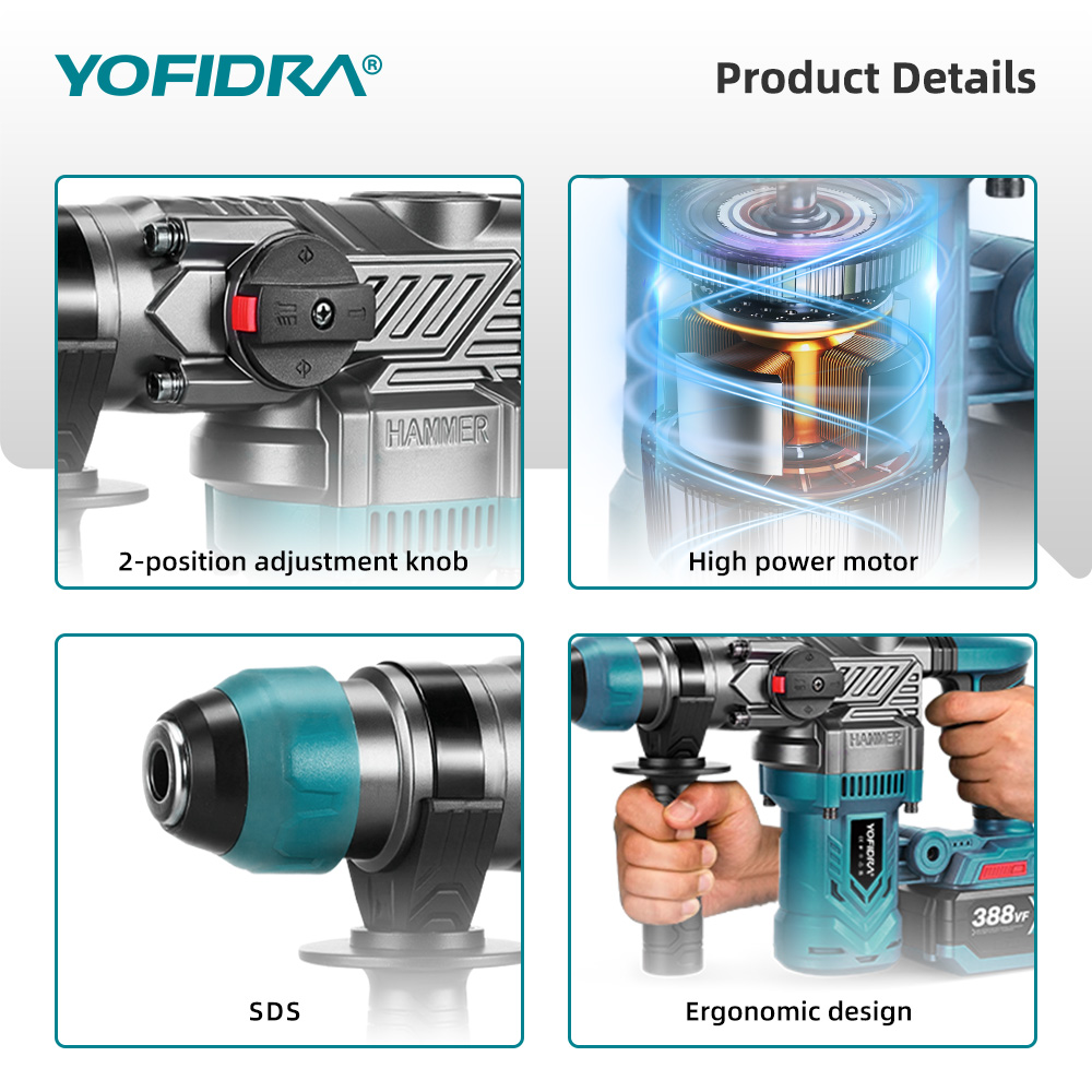 Wiertarko-wkrętarka udarowa be – Rotary Hammer Drill 26Mm recenzja i cena