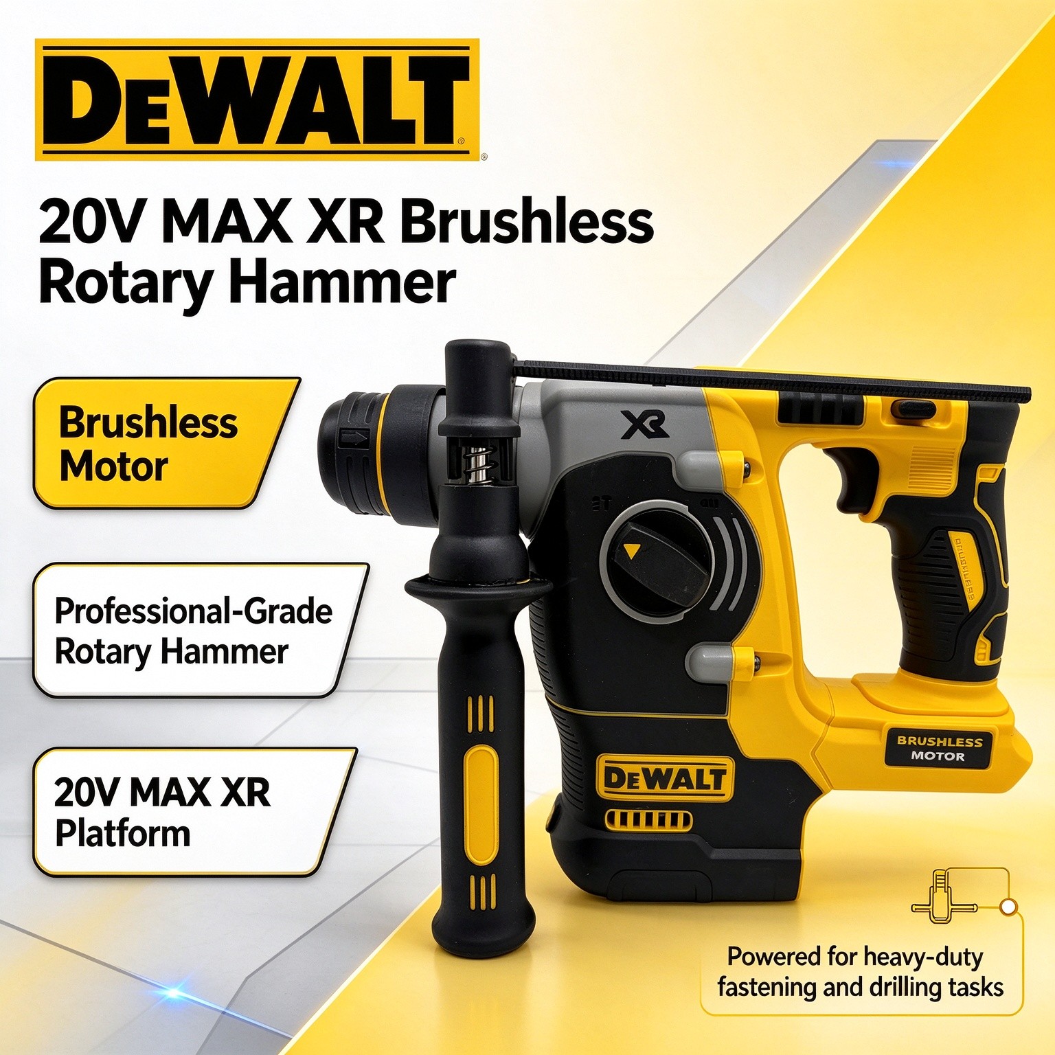 DEWALT 20V MAX SDS PLUS – wier – Cordless Rotary Hammer 20V Brushless recenzja i cena