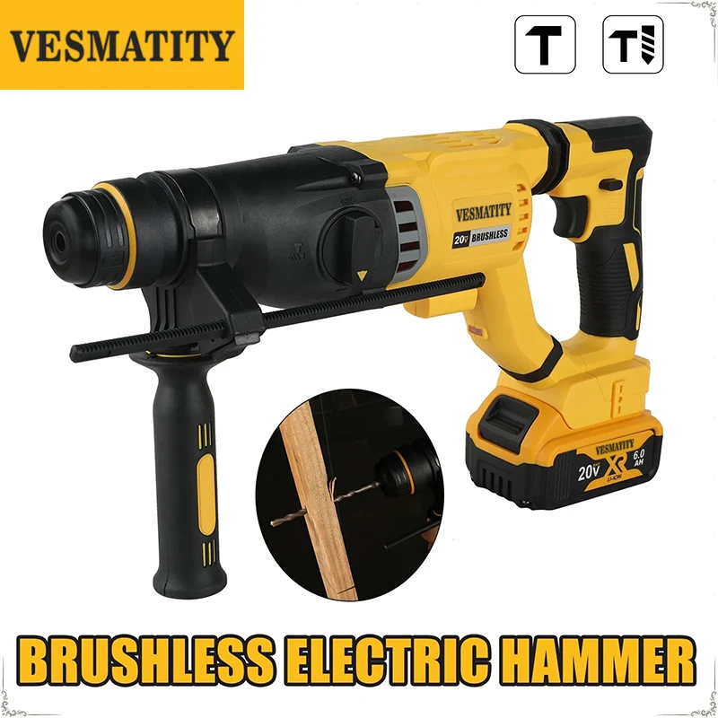Wiertarko-wkrętarka bezszczotk – Cordless Rotary Hammer 20V Brushless recenzja i cena