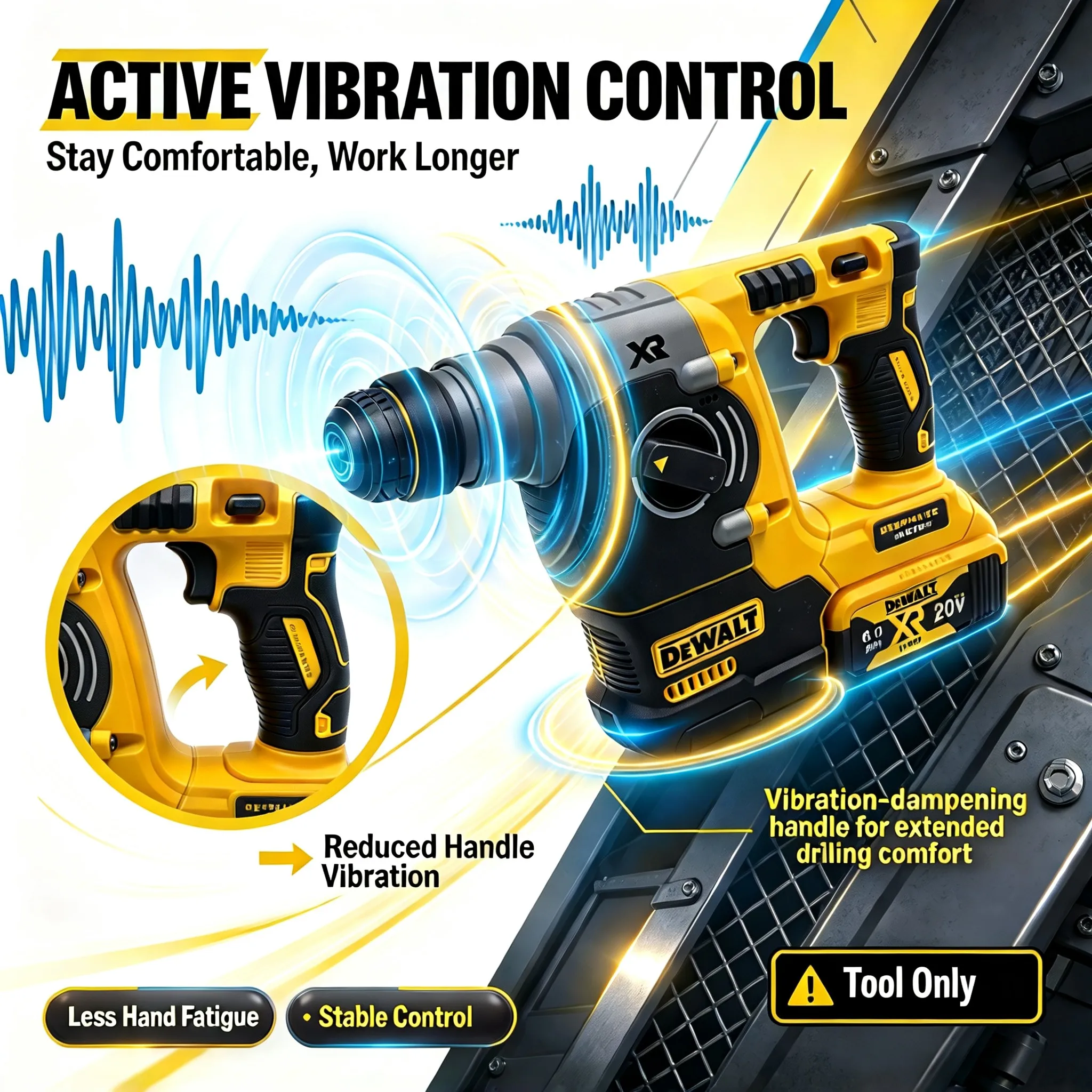 DEWALT – nowa, bezszczotkowa w – Cordless Rotary Hammer 20V Brushless recenzja i cena