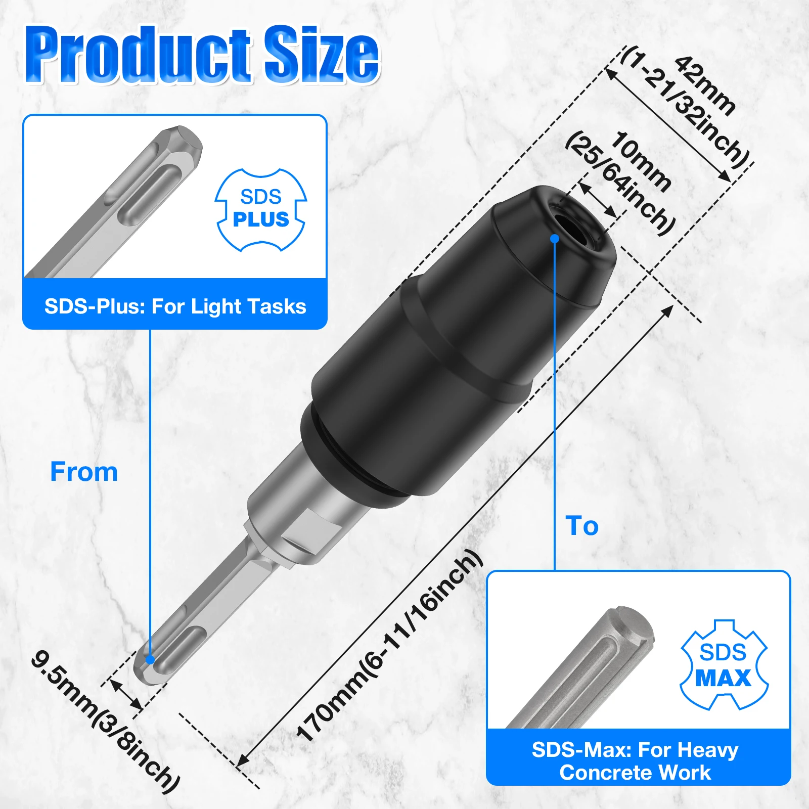 Adapter SDS-Plus na SDS-Max do – Sds Plus Chuck Adapter recenzja i cena