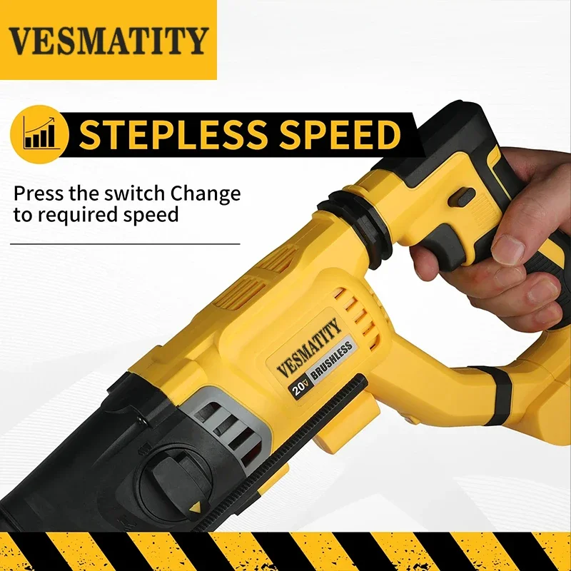Akumulatorowe młotowiertarki b – Cordless Rotary Hammer 20V Brushless recenzja i cena
