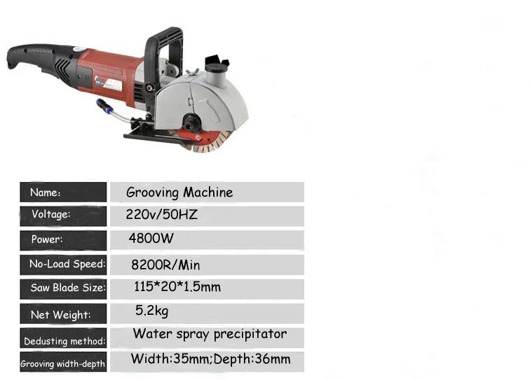 Frezarka do rowków, Elektryczn – Wall Chaser Machine Concrete recenzja i cena
