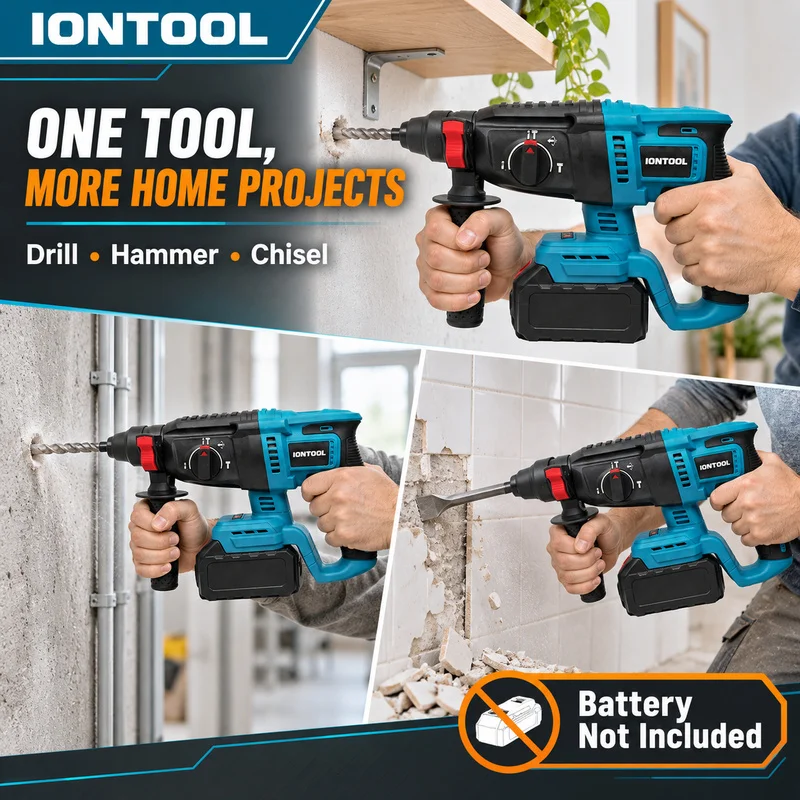 IONTOOL – akumulatorowa wierta – Rotary Hammer Drill 26Mm recenzja i cena