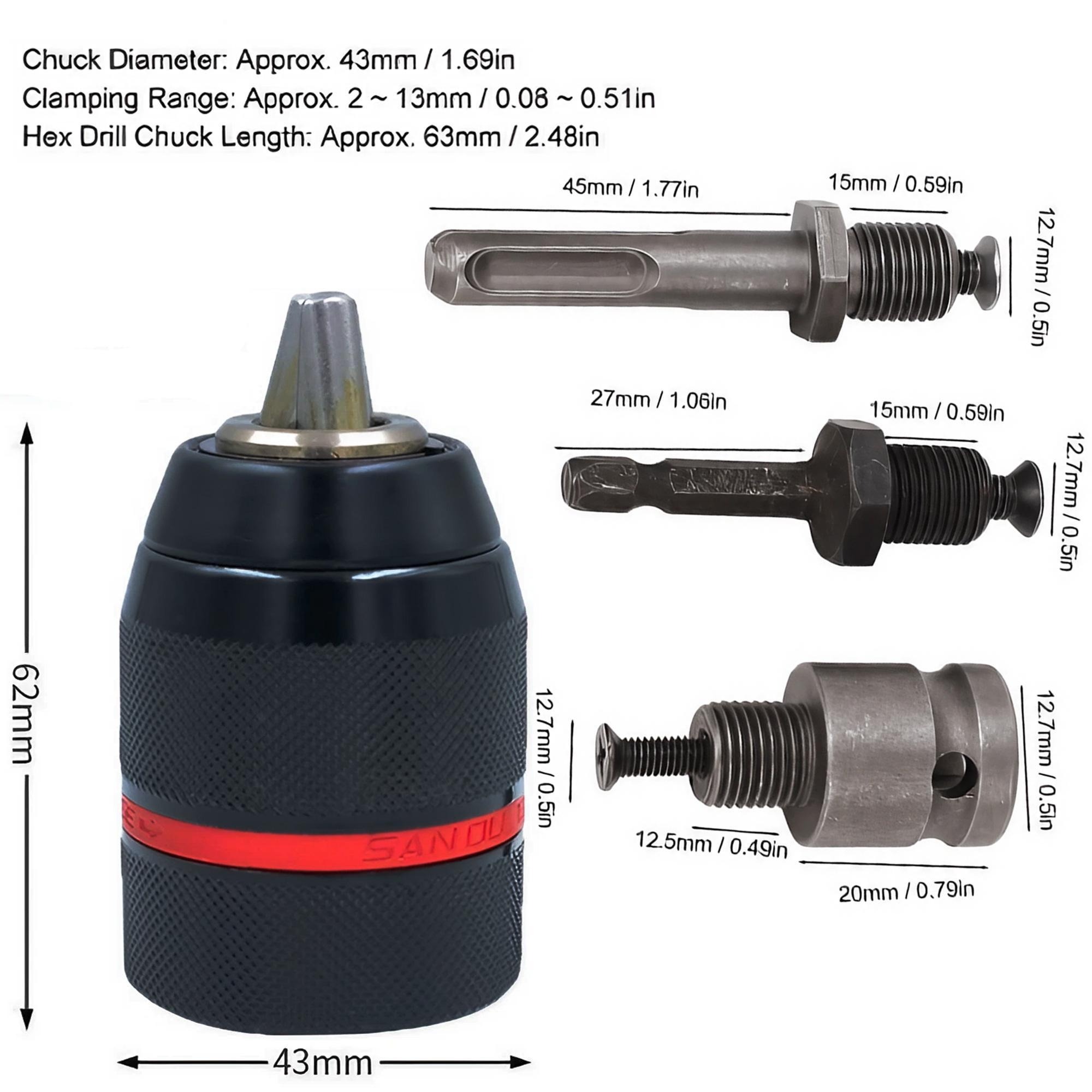 Bezkluczykowy uchwyt wiertarsk – Sds Plus Chuck Adapter recenzja i cena