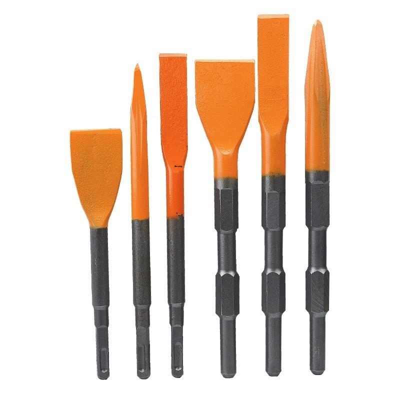 Zestaw dłut ze stali sprężynow – Rotary Hammer Chisel Bit Flat recenzja i cena