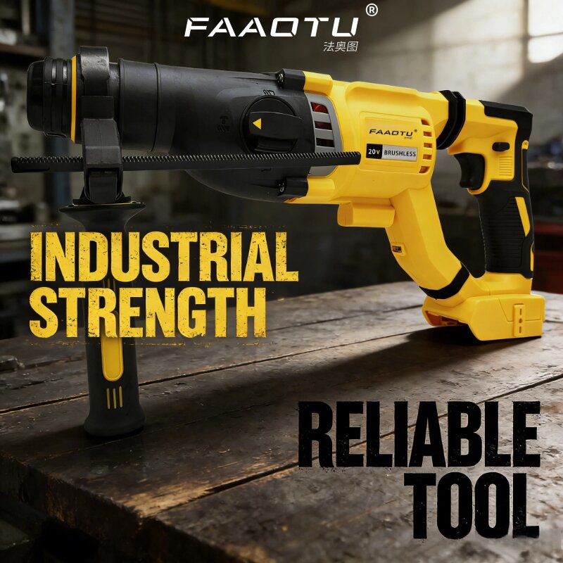 FAAOTU DCH263 20V Bezszczotkow – Cordless Rotary Hammer 20V Brushless recenzja i cena