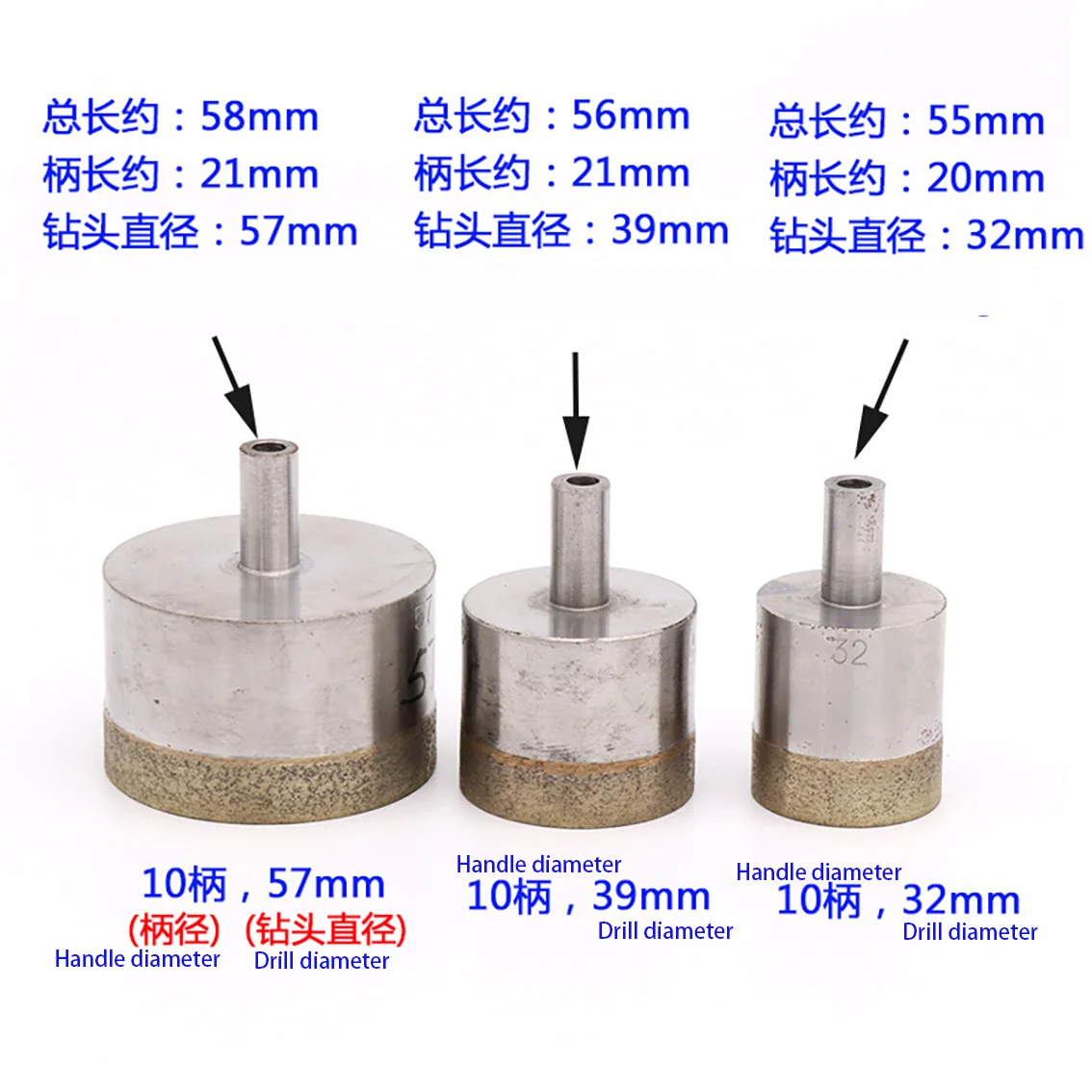 1szt 10mm Trzpień 4-100mm Diam – Core Drill Bit Diamond 100Mm recenzja i cena