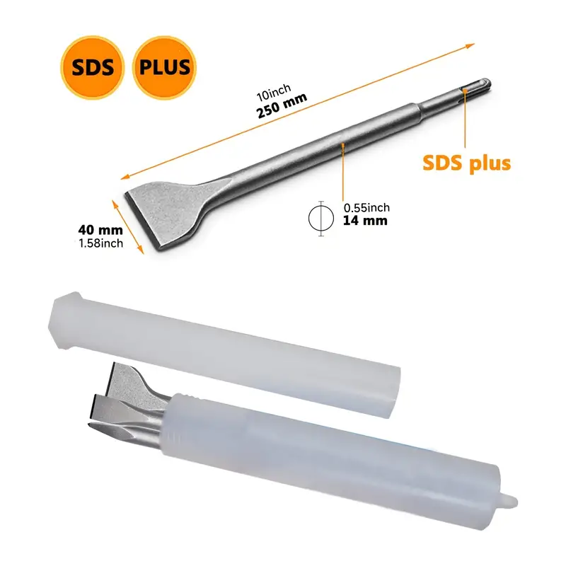 Zestaw dłut SDS-Plus do młotow – Rotary Hammer Chisel Bit Flat recenzja i cena