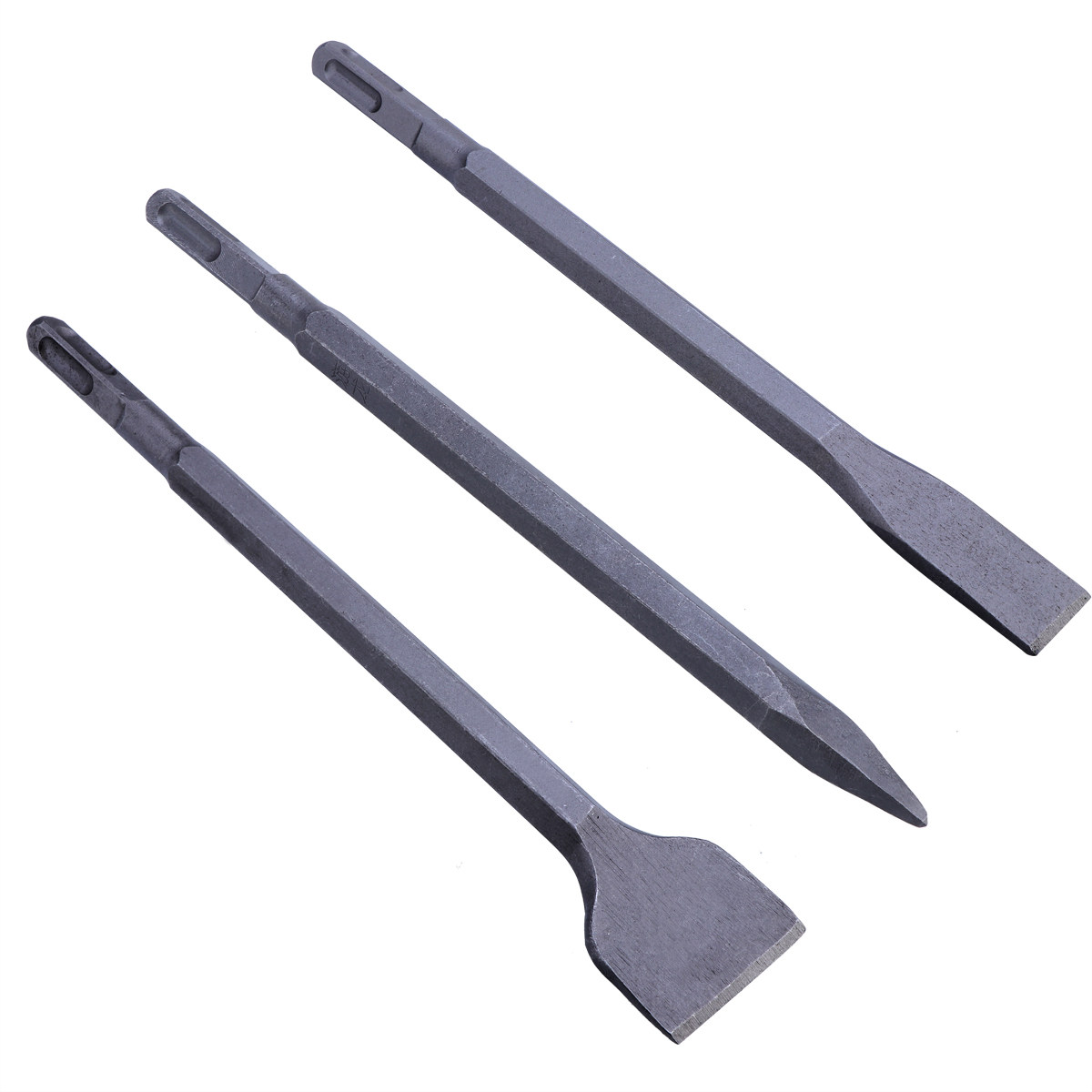 3 szt. - Zestaw dłut do młotka – Rotary Hammer Chisel Bit Flat recenzja i cena