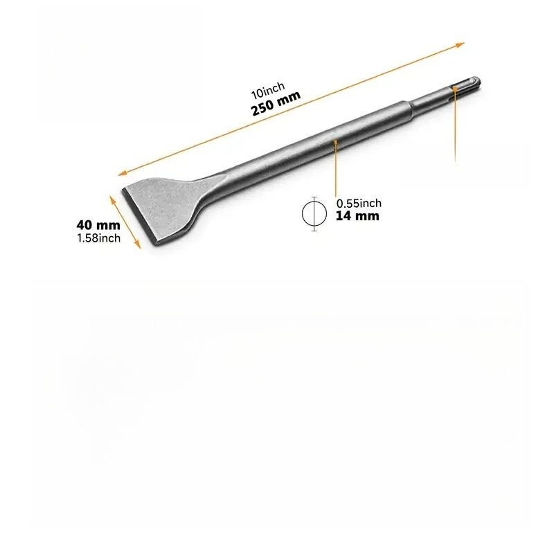 Wiertło do betonu i muru, dłut – Rotary Hammer Chisel Bit Flat recenzja i cena