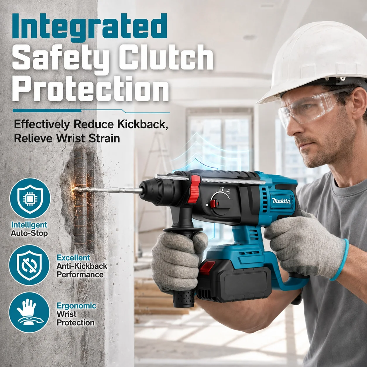 Makita DHR242 18V LXT ®   Prof – Rotary Hammer Drill 26Mm recenzja i cena