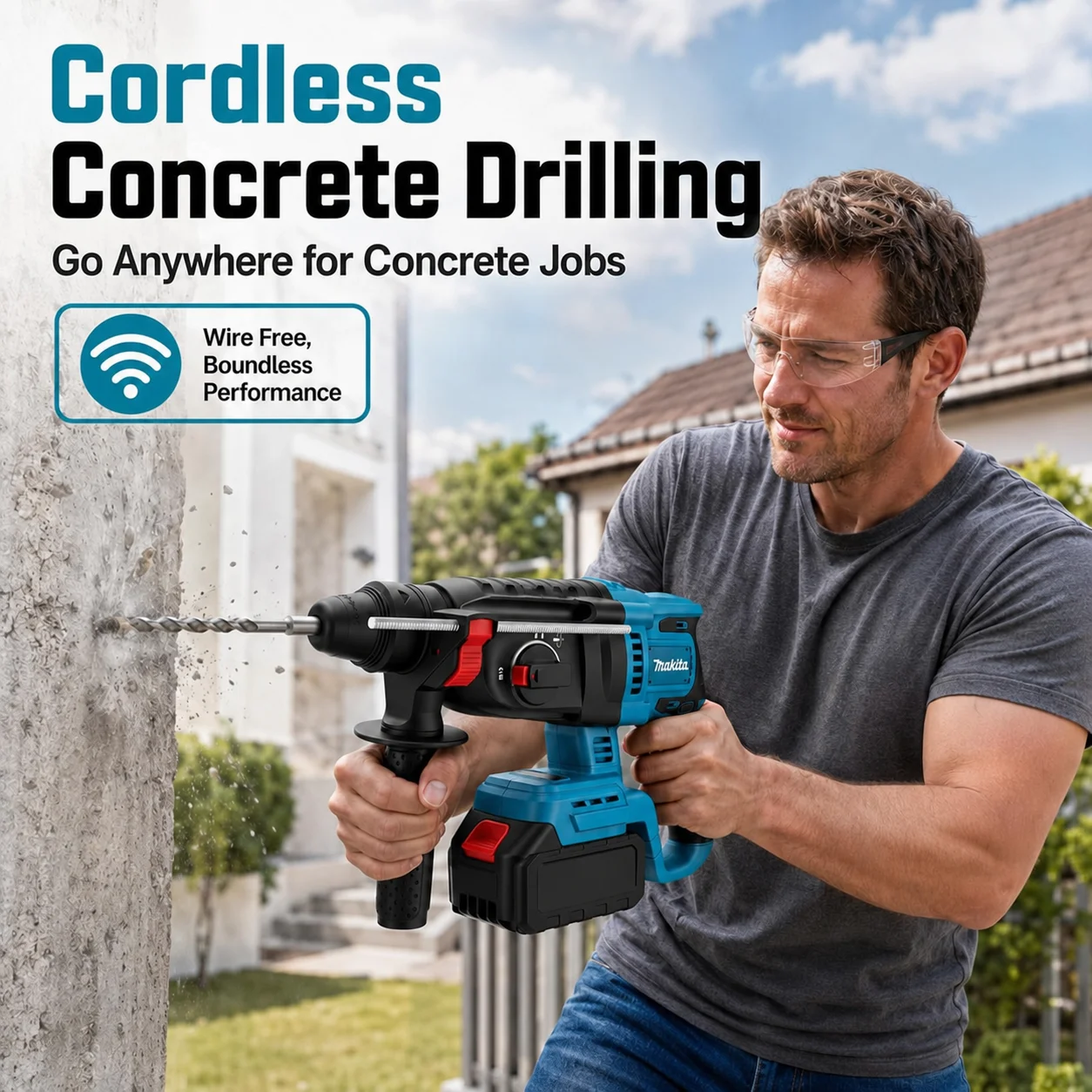 Makita DHR242 18V LXT ®   Prof – Rotary Hammer Drill 26Mm recenzja i cena
