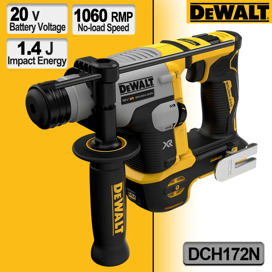 DeWalt DCH172N Akumulatorowa e – Cordless Rotary Hammer 20V Brushless recenzja i cena