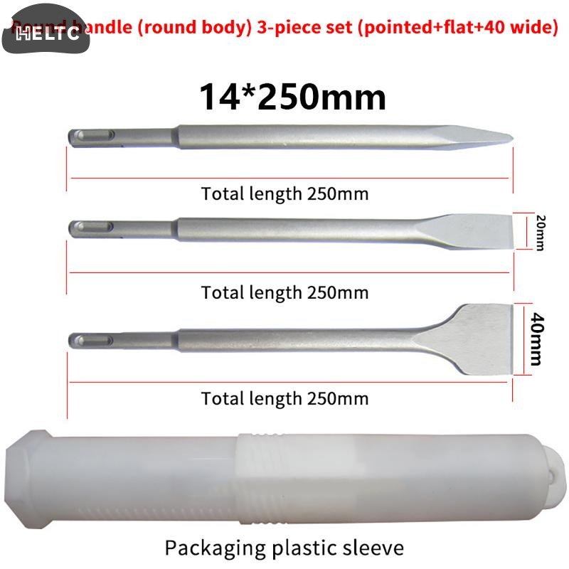 Zestaw 3 dłut SDS-Plus do młot – Rotary Hammer Chisel Bit Flat recenzja i cena