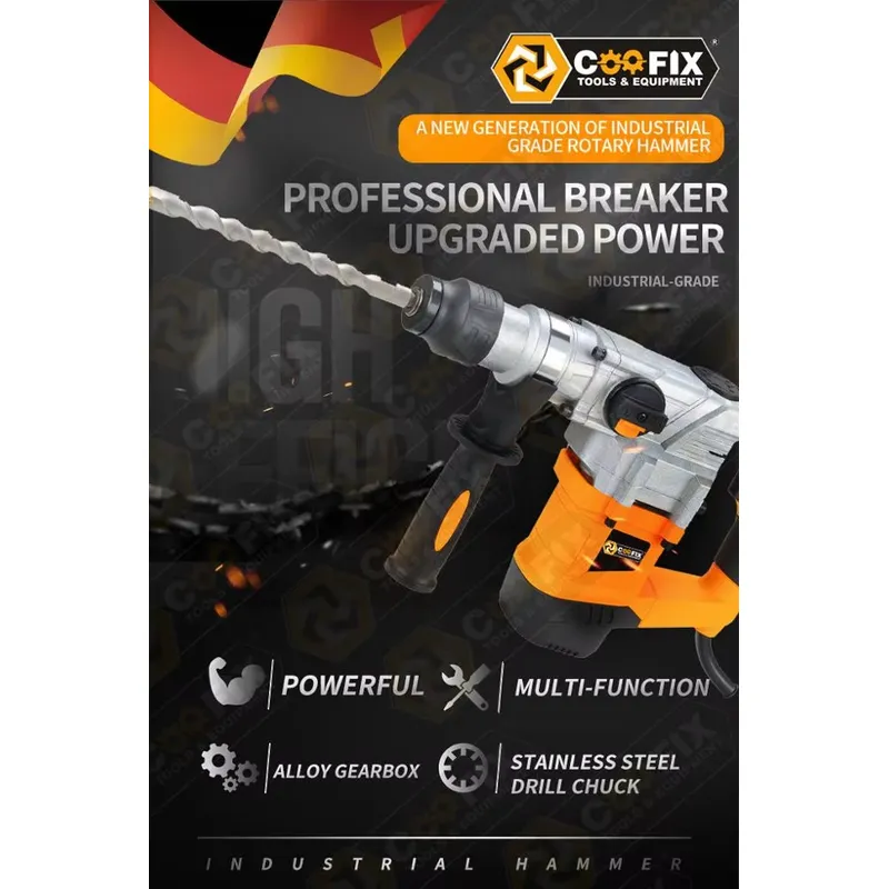 【CHIMU HOME】 Wiertarka udarowa – Rotary Hammer Drill 26Mm recenzja i cena