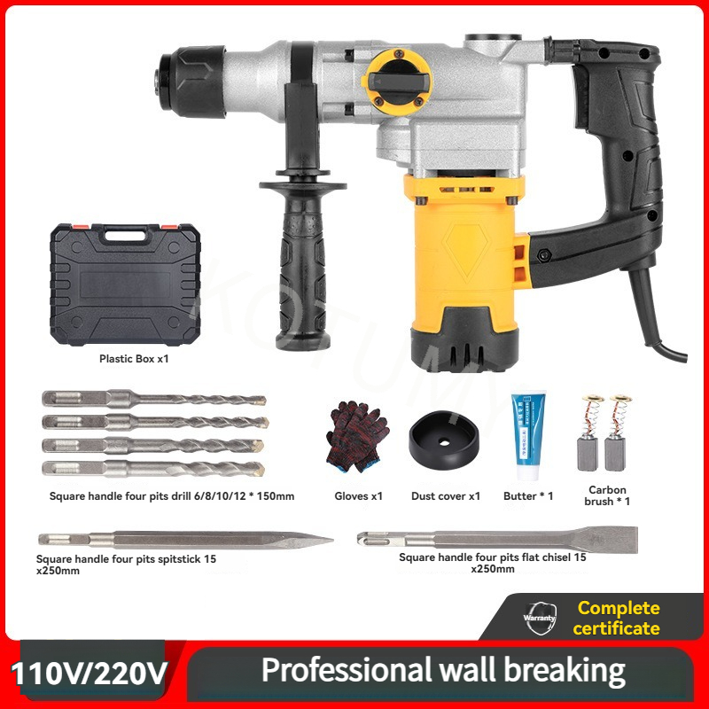 Młot udarowy elektryczny 110V/ – Hammer Drill Concrete 13Mm recenzja i cena