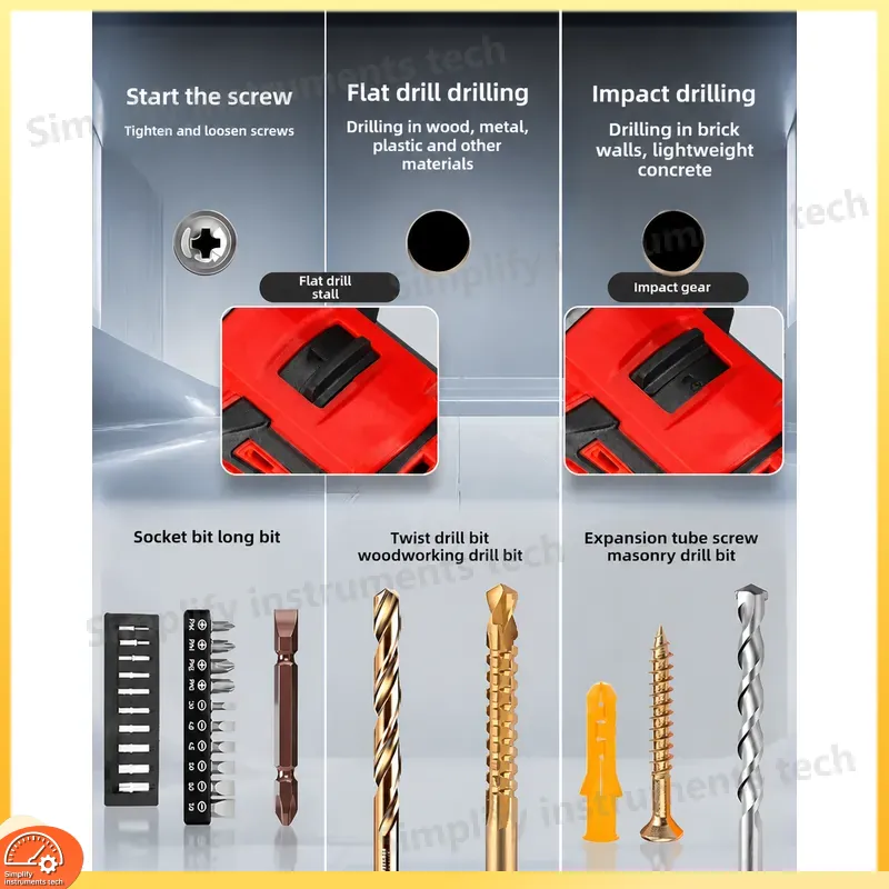 Wiertarko-wkrętarka udarowa 18 – Hammer Drill Concrete 13Mm recenzja i cena