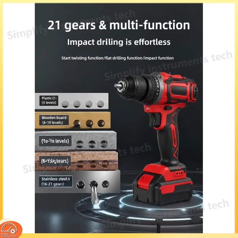 Wiertarko-wkrętarka udarowa 18 – Hammer Drill Concrete 13Mm recenzja i cena